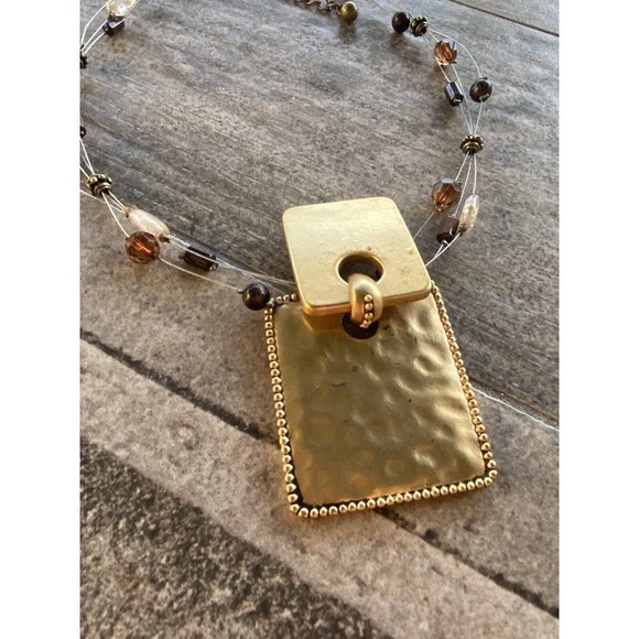 KC Kenneth Cole Fashion Necklace Beaded Statement Collar - Picture 8 of 12